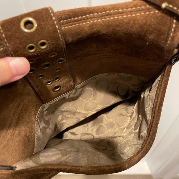 Coach Vintage Suede Crossbody Bag - Picture 7 of 16
